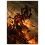تابلو عکس گیمینگ وار همر - (عمودی) Warhammer 40,000 Art-018