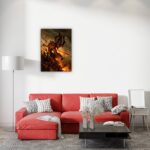 تابلو عکس گیمینگ وار همر - (عمودی) Warhammer 40,000 Art-018 - Image 7
