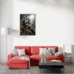 تابلو عکس گیمینگ وار همر - (عمودی) Warhammer 40,000 Art-019 - Image 7
