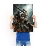 تابلو عکس گیمینگ وار همر - (عمودی) Warhammer 40,000 Art-019 - Image 3