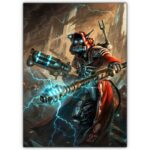 تابلو عکس گیمینگ وار همر - (عمودی) Warhammer 40,000 Art-022
