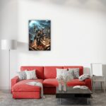 تابلو عکس گیمینگ وار همر - (عمودی) Warhammer 40,000 Art-023 - Image 7