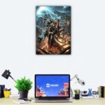 تابلو عکس گیمینگ وار همر - (عمودی) Warhammer 40,000 Art-023 - Image 2