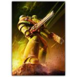 تابلو عکس گیمینگ وار همر - (عمودی) Warhammer 40,000 Art-028