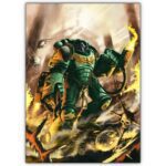 تابلو عکس گیمینگ وار همر - (عمودی) Warhammer 40,000 Art-029