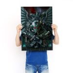 تابلو عکس گیمینگ وار همر - (عمودی) Warhammer 40,000 Art-030 - Image 3
