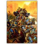 تابلو عکس گیمینگ وار همر - (عمودی) Warhammer 40,000 Art-032