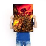 تابلو عکس گیمینگ وار همر - (عمودی) Warhammer 40,000 Art-033 - Image 3