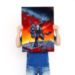تابلو عکس گیمینگ وار همر - (عمودی) Warhammer 40,000 Art-037 - Image 3