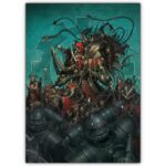 تابلو عکس گیمینگ وار همر - (عمودی) Warhammer 40000 10th Edition-001