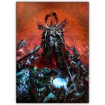 تابلو عکس گیمینگ وار همر - (عمودی) Warhammer 40000 10th Edition-002