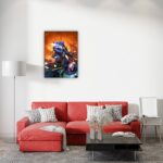 تابلو عکس گیمینگ وار همر - (عمودی) Warhammer 40000 10th Edition-007 - Image 7