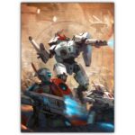 تابلو عکس گیمینگ وار همر - (عمودی) Warhammer 40000 10th Edition-008
