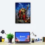 تابلو عکس گیمینگ وار همر - (عمودی) Warhammer 40000 10th Edition-011 - Image 2