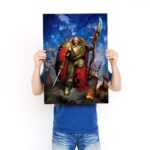 تابلو عکس گیمینگ وار همر - (عمودی) Warhammer 40000 10th Edition-011 - Image 3