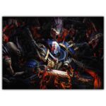 تابلو عکس گیمینگ وار همر - (افقی) Warhammer 40000 Space Marine 2-001