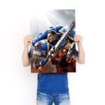 تابلو عکس گیمینگ وار همر - (عمودی) Warhammer 40000 Space Marine 2-006 - Image 3