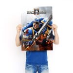 تابلو عکس گیمینگ وار همر - (عمودی) Warhammer 40000 Space Marine 2-010 - Image 3
