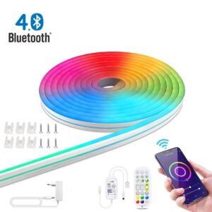 تصویر \; ;hlg نئون فلکسی آی سی دار RGB