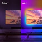 ریسه تلویزیون مدل XSync-1 برند Photonix با قابلیت سینک هوشمند نور پس زمینه با تصویر تلویزیون - سایز 32 تا 79 اینچ - با سنسور دوربین و تکنولوژی RGBIC - Image 9