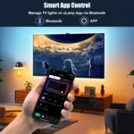 ریسه تلویزیون مدل XSync-1 برند Photonix با قابلیت سینک هوشمند نور پس زمینه با تصویر تلویزیون - سایز 32 تا 79 اینچ - با سنسور دوربین و تکنولوژی RGBIC - Image 10