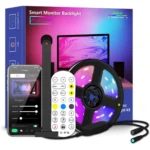 ریسه تلویزیون مدل XSync-1 برند Photonix با قابلیت سینک هوشمند نور پس زمینه با تصویر تلویزیون - سایز 32 تا 79 اینچ - با سنسور دوربین و تکنولوژی RGBIC - Image 2
