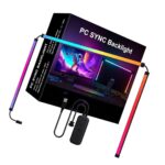 ریسه نئون فلکسی هوشمند پشت مانیتور SKYDIMO مدل FSync-1 با قابلیت سینک تصویر و موزیکال مناسب مانیتور 21 تا 42 اینچ - Image 2