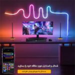 ریسه نئون فلکسی هوشمند 5 متری آی سی دار (RGBIC) موزیکال با ریموت و اپ موبایل - Image 8