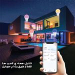 لامپ RGB فولکالر هوشمند همراه اپلیکیشن موبایل TUYA با توان 9 وات - Image 9