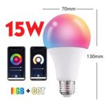 چراغ RGB فولکالر هوشمند همراه اپلیکیشن موبایل TUYA با توان 15 وات - Image 2