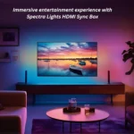 کیت نورپردازی تلویزیون - سینک باکس به همراه لایت بار Photonix مدل PX-Hsync-02 برای سایز 55 تا 85 اینچ با قابلیت اتصال HDMI و سینک با تصویر تلویزیون - Image 6