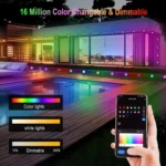 ریسه هوشمند 8 متری سقفی فوتونیکس مدل PX-OUT-01 با تکنولوژی Tuya و ریموت کنترل - Image 2