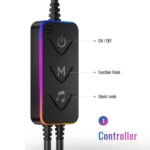 بیم لایت هوشمند 7 تکه (4+3) RGB فوتونیکس مدل PX-SLX-01 با تکنولوژی Tuya و ریموت کنترل - Image 8