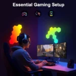 پنل دیواری هوشمند شش ضلعی 10 تکه RGB فوتونیکس مدل PX-HXA-03 همراه ریموت و اپلیکیشن موبایل - Image 9