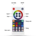 بیم لایت هوشمند 7 تکه (4+3) RGB فوتونیکس مدل PX-SLX-01 با تکنولوژی Tuya و ریموت کنترل - Image 7