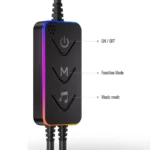 پنل دیواری هوشمند شش ضلعی 6 تکه RGB فوتونیکس مدل PX-HXA-02 همراه ریموت و اپلیکیشن موبایل - Image 5