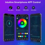 پنل دیواری هوشمند مثلثی 6 تکه RGB فوتونیکس مدل PX-TRI-02 همراه ریموت و اپلیکیشن موبایل - Image 3