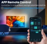 کیت نورپردازی تلویزیون - سینک باکس فوتونیکس با تکنولوژی Tuya مدل PX-Hsync-03 برای سایز 40 تا 75 اینچ با قابلیت اتصال HDMI و سینک با تصویر تلویزیون - Image 3