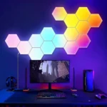 پنل دیواری شش ضلعی 10 تکه فوتونیکس مدل PX-HXA-01 با قابلیت سینک با تصویر مانیتور - Image 6