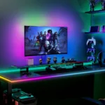 نور RGB برای میز کامپیوتر