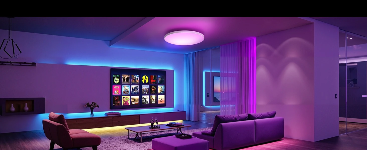لامپ هوشمند سقفی RGB فوتونیکس مدل PX-CLE-01 با اپلیکیشن Tuya