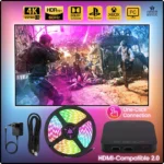 کیت نورپردازی تلویزیون - سینک باکس فوتونیکس مدل PX-Hsync-01 برای سایز 40 تا 85 اینچ با قابلیت اتصال HDMI و سینک با تصویر تلویزیون