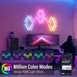 وال لایت هوشمند 6 تکه RGB فوتونیکس مدل 01-PX-DIY با تکنولوژی Tuya و ریموت کنترل - Image 8