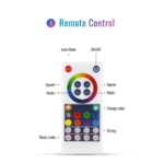 بیم لایت هوشمند 7 تکه (6+1) RGB فوتونیکس مدل PX-SLX-02 با تکنولوژی Tuya و ریموت کنترل - Image 7