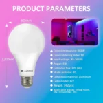 چراغ RGB فوتونیکس مدل PX-CLE-02 همراه ریموت کنترل و توان 15 وات - Image 4