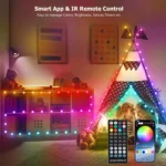 ریسه هوشمند 15 متری فوتونیکس مدل PX-LPX-15 همراه اپلیکیشن موبایل و ریموت کنترل و حساس به صدا با طرح دایره ای - Image 7