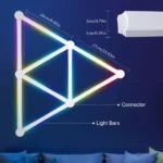 وال لایت هوشمند 9 تکه RGB فوتونیکس مدل 02-PX-DIY با تکنولوژی Tuya و ریموت کنترل - Image 6