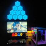 پنل دیواری 6 تکه هوشمند شش ضلعی RGB فوتونیکس مدل PX-HXA-04 با اپلیکیشن موبایل و ریموت کنترل و اتصال وای فای - Image 4
