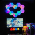 پنل دیواری 6 تکه هوشمند شش ضلعی RGB فوتونیکس مدل PX-HXA-04 با اپلیکیشن موبایل و ریموت کنترل و اتصال وای فای - Image 6