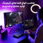 کیت نورپردازی مانیتور - سینک باکس فوتونیکس مدل PX-Hsync-04 برای سایز 24 تا 34  اینچ با قابلیت اتصال HDMI و سینک با تصویر مانیتور - Image 4